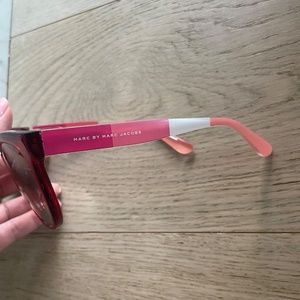Marc by Marc Jacobs Barbie Pink & Red Sunglasses, Cat Eye, 2000s Y2K